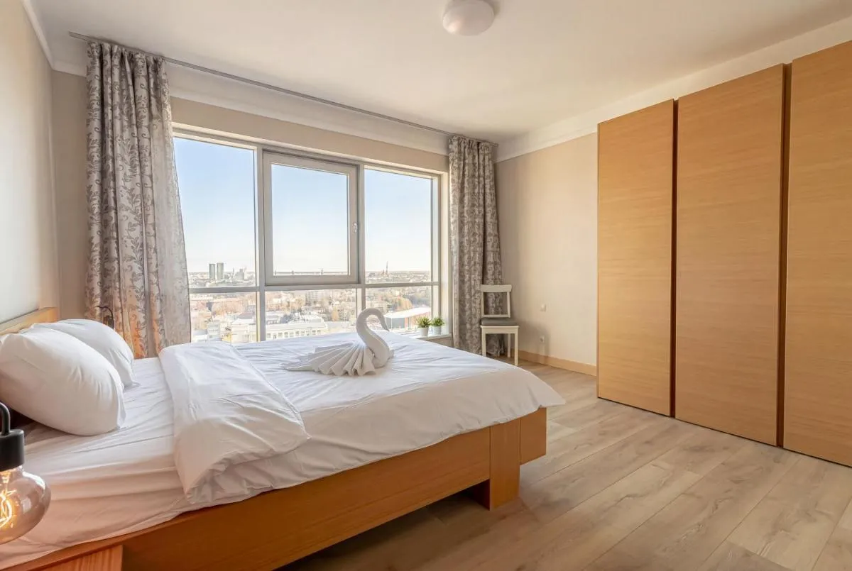 Photo 2 of 24th Floor Panoramic Apartment with Free Parking – Panorama Residences Riga