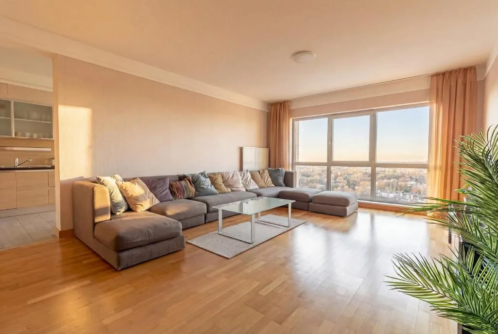 Image 1 of 24th Floor Panoramic Apartment with Free Parking – Panorama Residences Riga