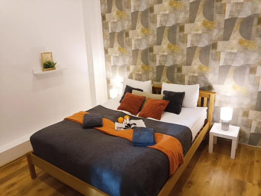 Image 1 of City center Two room Apartment with fireplace- quiet location- up to FIVE Guests – SELF CHECK-IN- FREE parking