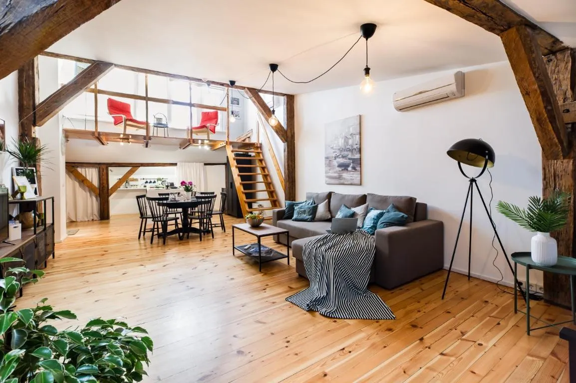 Image of Cozy Studio Mansard Riga Old Town Aptartment, AC