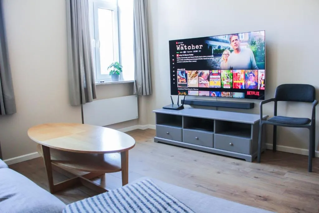 Luxury Renovated – 600 Mbit – 64 M2 – 65 inch TV