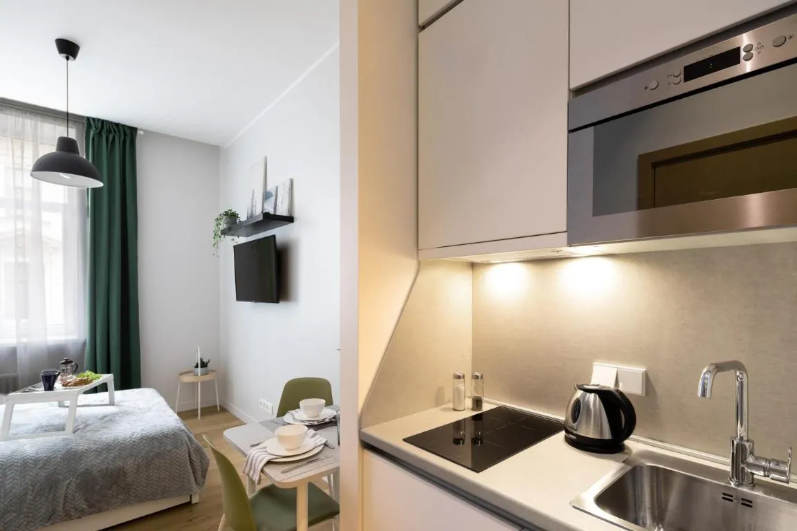 Image of Modern Design Studio Apartment In Riga Center
