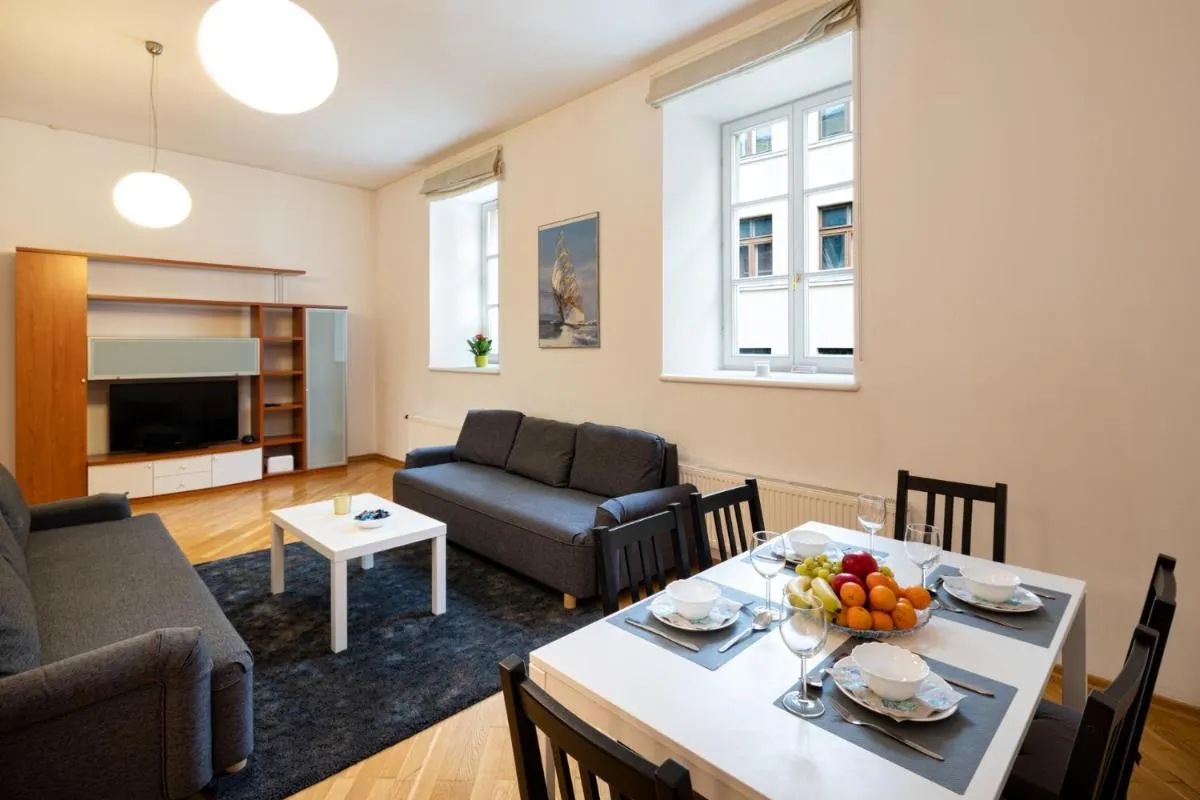 Image 4 of Old Riga Two floor Palasta Loft Apartment with river view