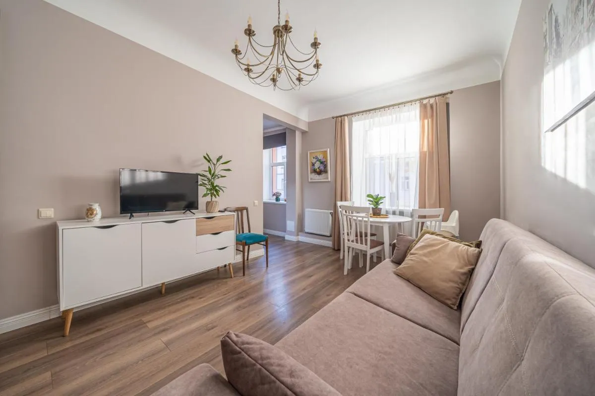 Image 3 of Stylish Latvian Classic 1-Bedroom Apartment Near City Center, Parks & Public Transport Links