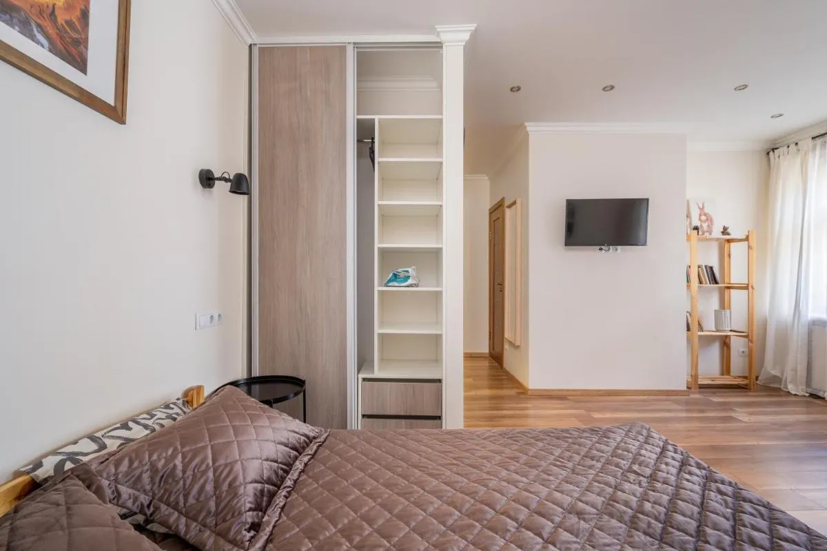 Image 6 of Top-Floor Studio with Courtyard View in UNESCO Area, Murnieku street Residence